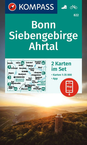 Kompass wanderkarten set 822 - kompass,