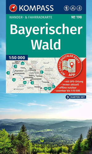 Kompass wanderkarten set 198 - kompass,