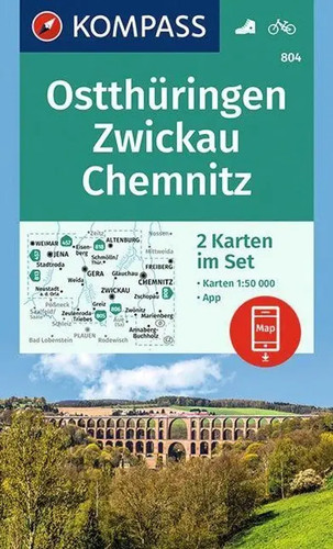 Kompass wanderkarten set 804 - kompass,