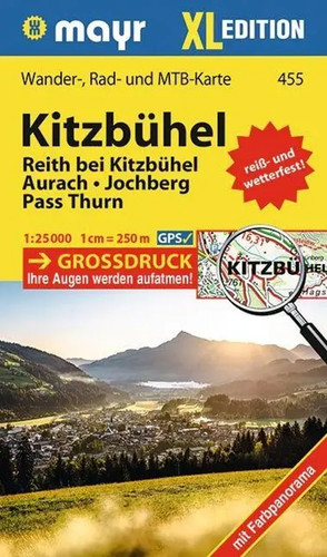 Mayr wanderkarte kitzbühel - kitzbühel, xl