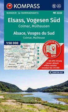 Kompass wanderkarten set 2222 - kompass, wanderkarten-set