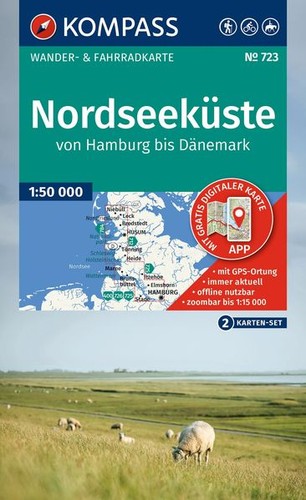 Kompass wanderkarten set 723 - kompass,