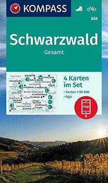 Kompass wanderkarten set 888 - kompass,
