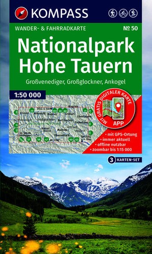 Kompass wanderkarten set - kompass, 50