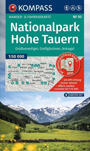 Kompass wanderkarten set - wanderkarten-set, 50