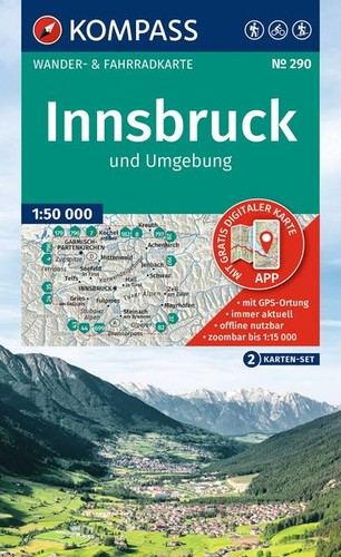 Kompass wanderkarten set 290 - kompass,