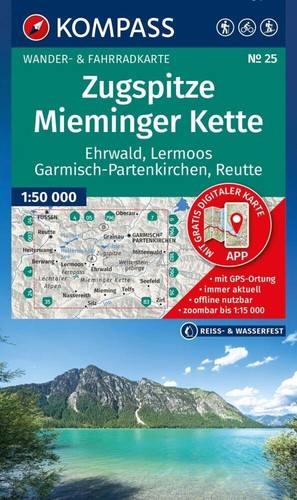 Kompass wanderkarte 25 - /,