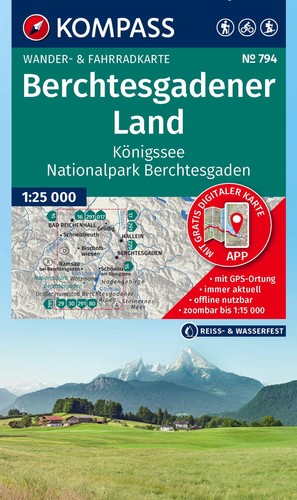 Kompass wanderkarte 794 - /,