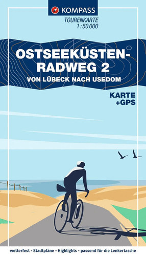 Kompass fahrrad tourenkarte - kompass, fahrrad-tourenkarte