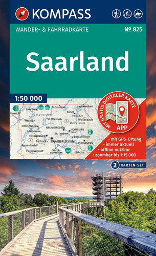 Kompass wanderkarten set - wanderkarten-set, 825