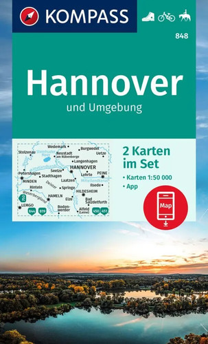 Kompass wanderkarten set 848 - wanderkarten-set,
