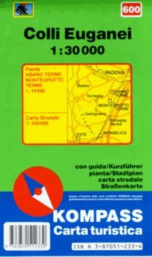Kompass karten colli euganei - kompass,