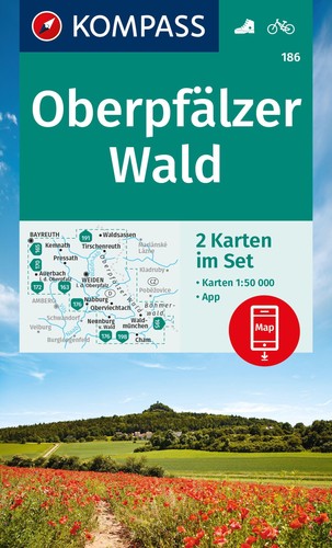 Kompass wanderkarten set - kompass, wanderkarten-set