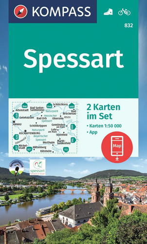 Kompass wanderkarten set 832 - wanderkarten-set,