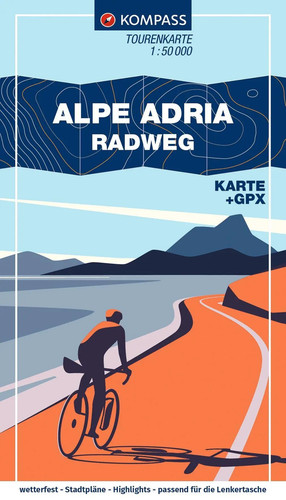 Kompass fahrrad tourenkarte - kompass, fahrrad-tourenkarte