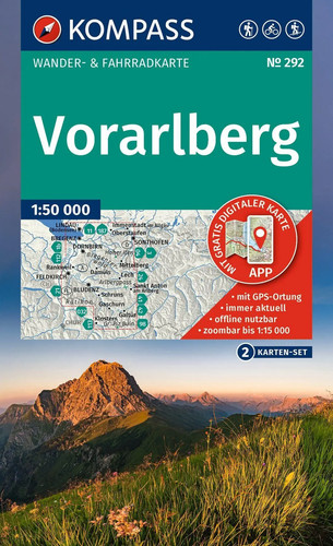 Kompass wanderkarten set 292 - kompass,
