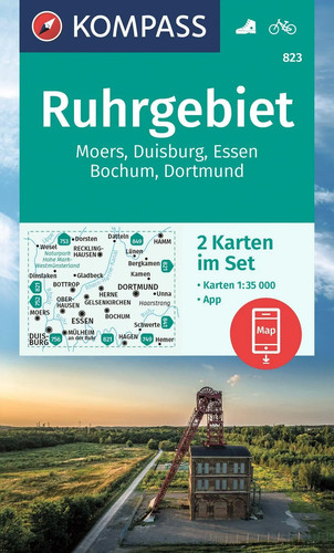 Kompass wanderkarten set 823 - kompass, wanderkarten-set