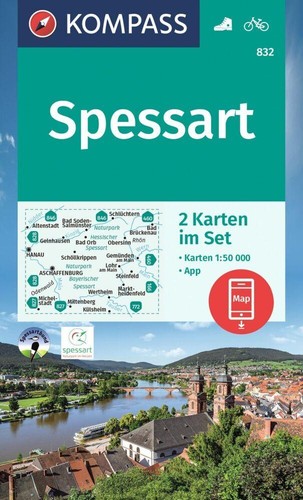 Kompass wanderkarten set 832 - kompass,