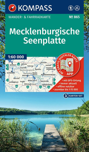 Kompass wanderkarten set 865 - wanderkarten-set,