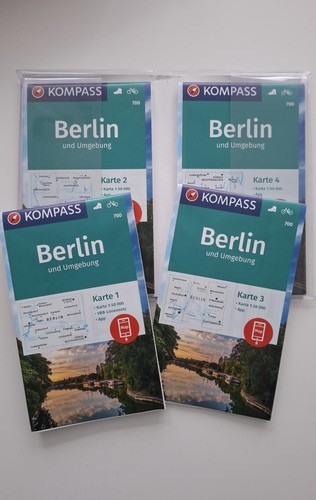 Kompass wanderkarten set 700 - kompass, wanderkarten-set