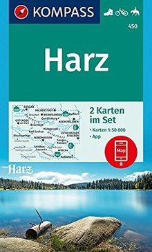 Kompass wanderkarte harz - harz:, 2