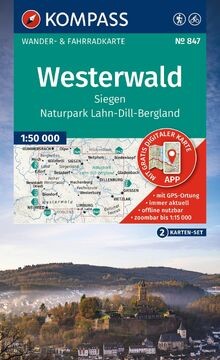 Kompass wanderkarten set 847 - kompass,
