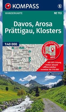 Kompass wanderkarte 113 - kompass,