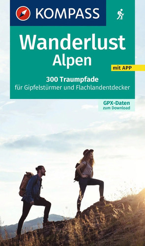 Kompass wanderlust alpen - kompass,