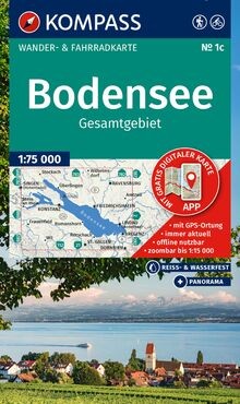 Kompass wanderkarte - kompass, 1c