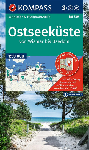Kompass wanderkarten set - kompass, wanderkarten-set