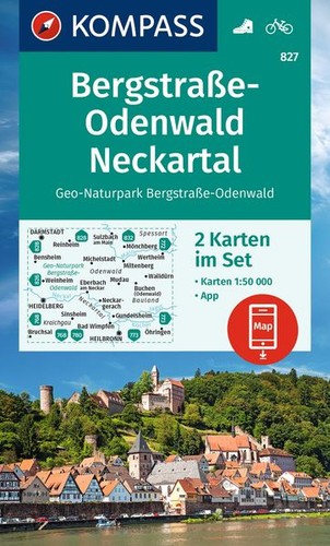 Kompass wanderkarten set - kompass, 827