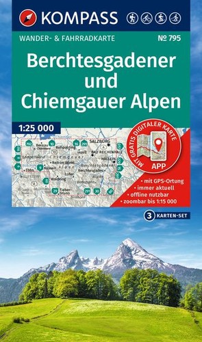 Kompass wanderkarten set 795 - kompass,
