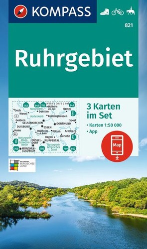 Kompass wanderkarten set 821 - kompass,