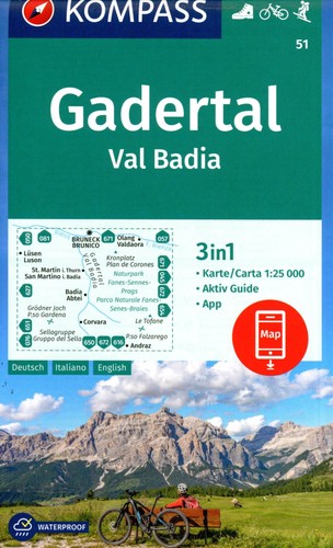 Kompass wanderkarte 51 - /,