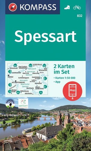 Kompass wanderkarten set 832 - kompass, wanderkarten-set