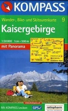 Kompass karten kaisergebirge - kompass,
