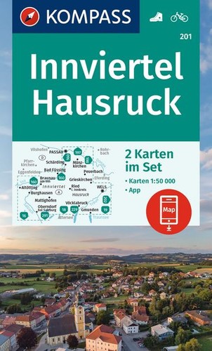 Kompass wanderkarten set 201 - wanderkarten-set,